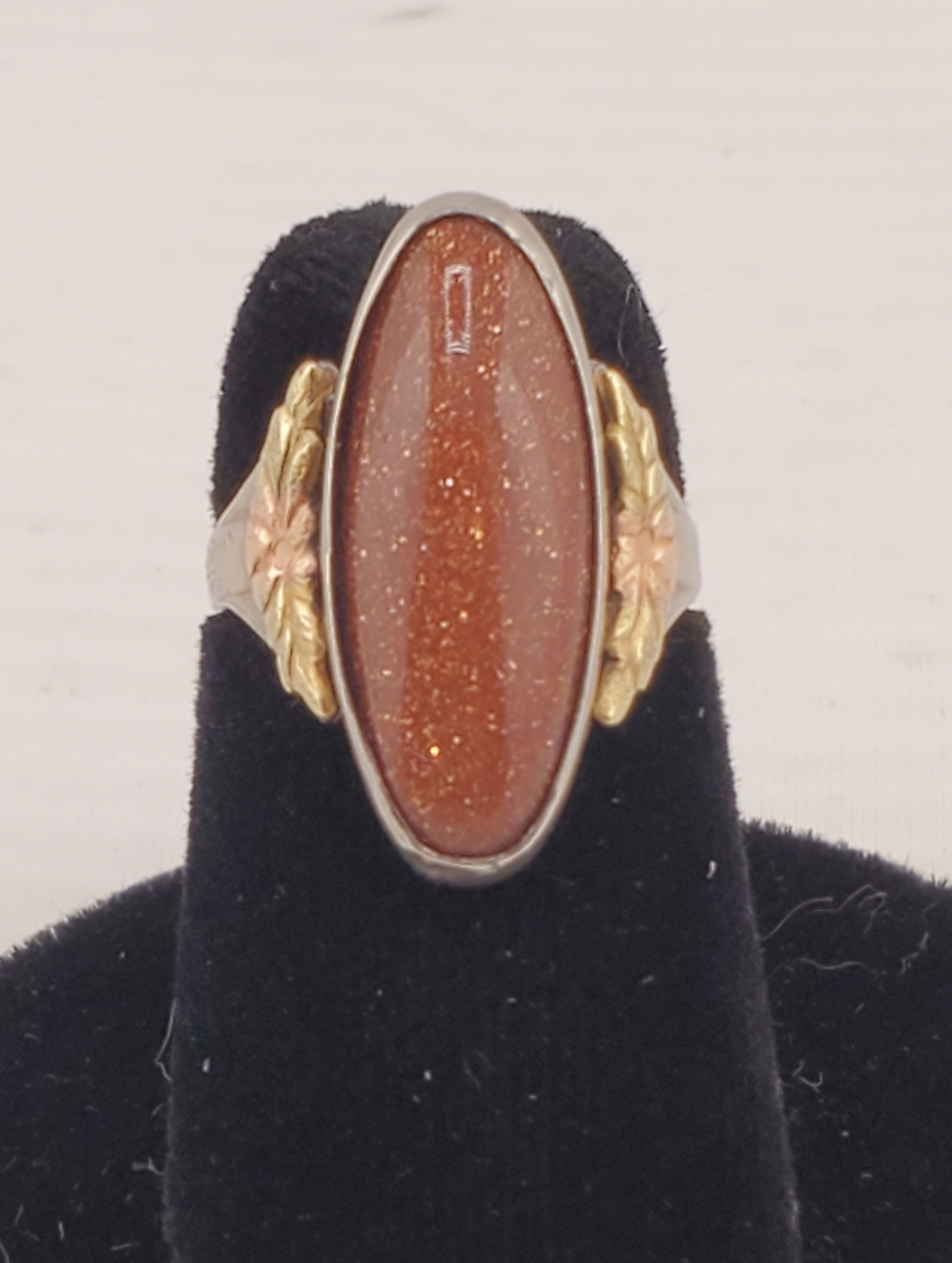LSP Co Sterling Goldstone Ring 4.25